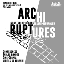 Laurane Coornaert en intervention : « Construire – ArchiRuptures », Université de Mons