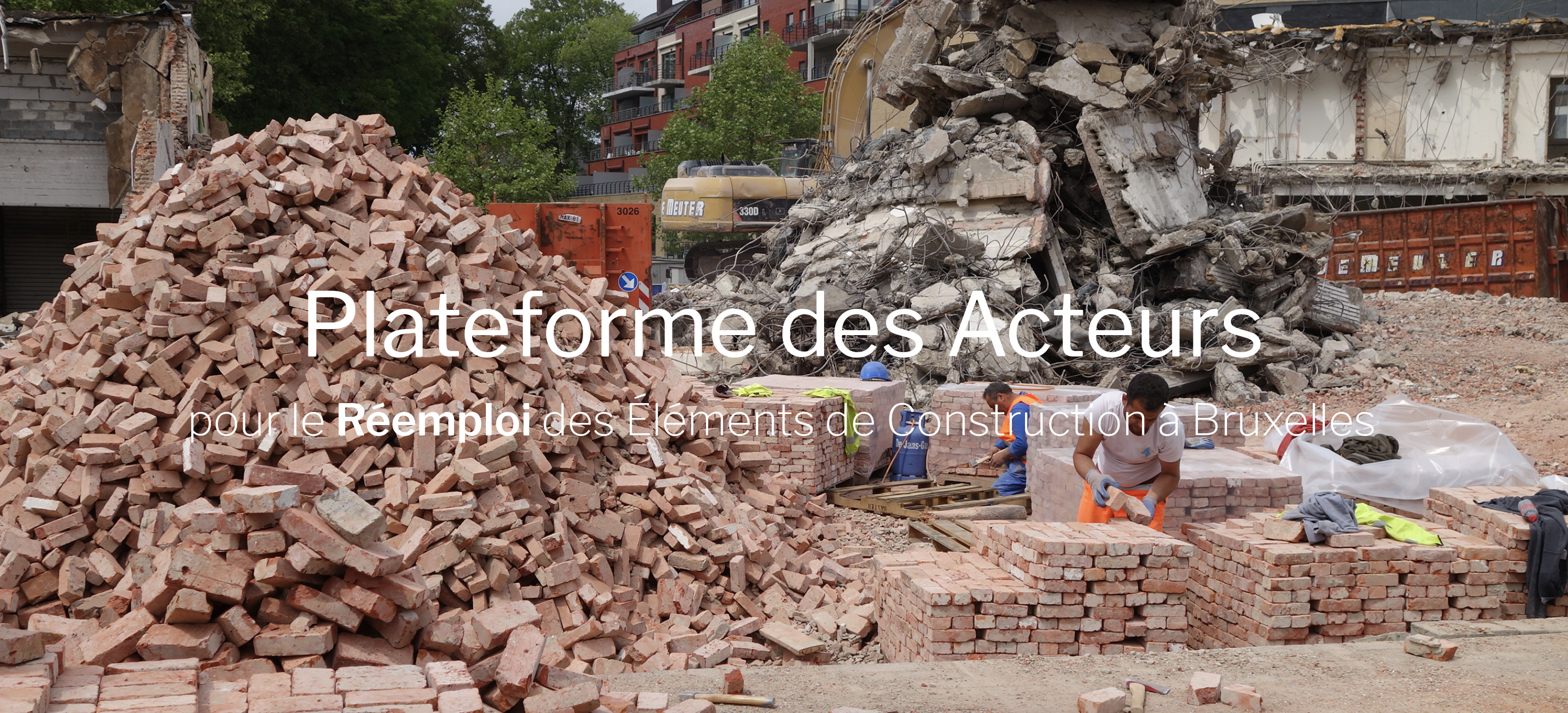 Aperçu : Plateforme des Acteurs pour le Réemploi des Éléments de Construction à Bruxelles