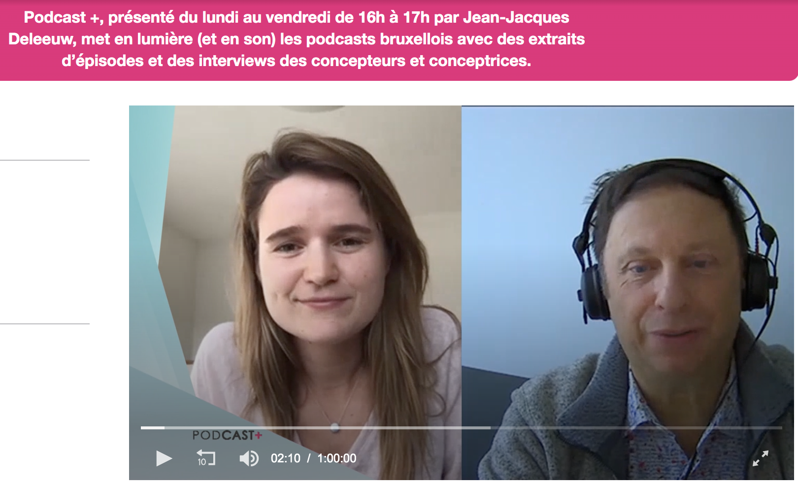 Aperçu : BX1, « C’est mon projet » : rencontre avec Jean-Jacques Deleeuw