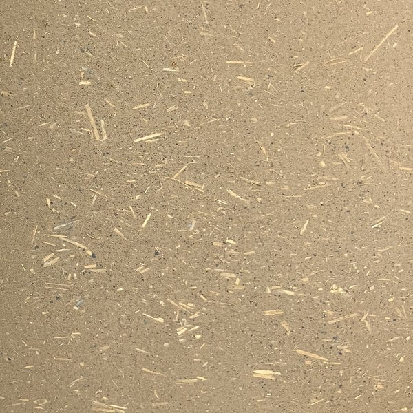 Exemple de rendu : finition tan avec fibres de paille